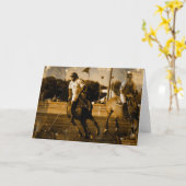 Polo-Wenskaart Kaart (Gele Bloem)