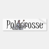 Polocrosse Bumpersticker (Voorkant)