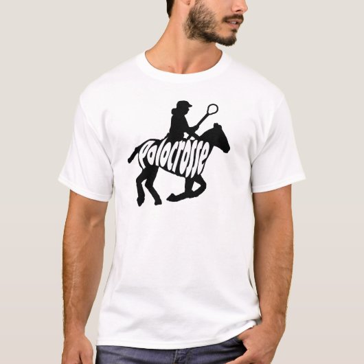 Polocrosse (Silhouette) 3 T-shirt (Voorkant)