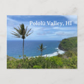 Pololū Valley, HI Briefkaart (Voorkant)