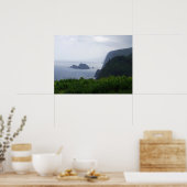 Pololu Valley Lookout, Hawaï, Print (Keuken)