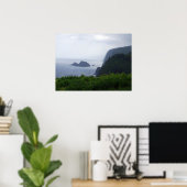 Pololu Valley Lookout, Hawaï, Print (Thuiskantoor)