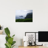 Pololu Valley Lookout, Hawaii, afdrukken Poster (Thuiskantoor)