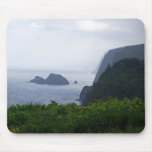 Pololu Valley Lookout, Hawaii, Mousepad Muismat (Voorkant)