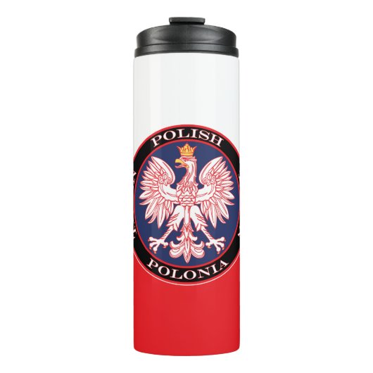 Polonia Round Poland Texan Thermosbeker (Voorkant)