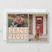 poloraid foto Merry Xmas Schattige Funny Christmas Kaart (Voorkant)