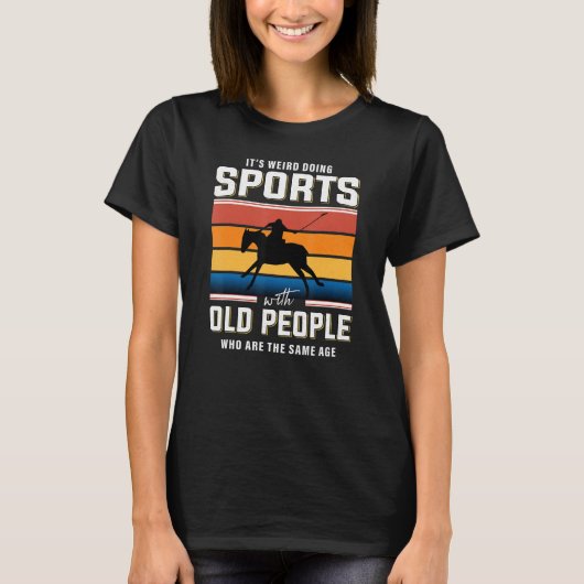 Polospeler Pensionering Coach Polospeler Gepension T-shirt (Voorkant)