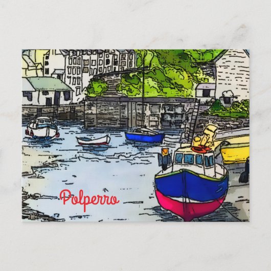 Polperro Briefkaart (Voorkant)