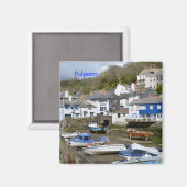 Polperro Cornwall Engeland Laag water Magneet (Voorkant / Achterkant)