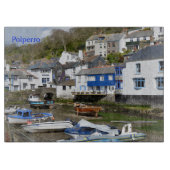 Polperro Cornwall Engeland Laag water Snijplank (Voorkant)