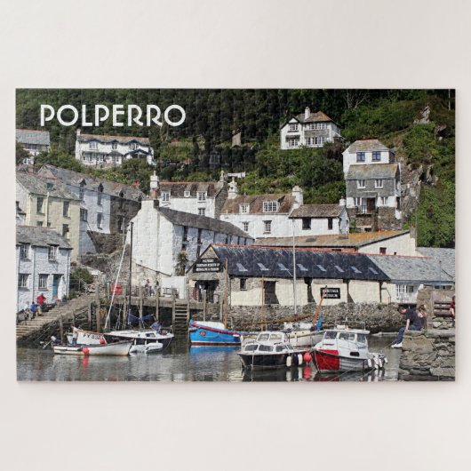Polperro: Cornwall, Engeland Legpuzzel (Horizontaal)