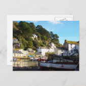Polperro Cornwall England Briefkaart (Voorkant / Achterkant)