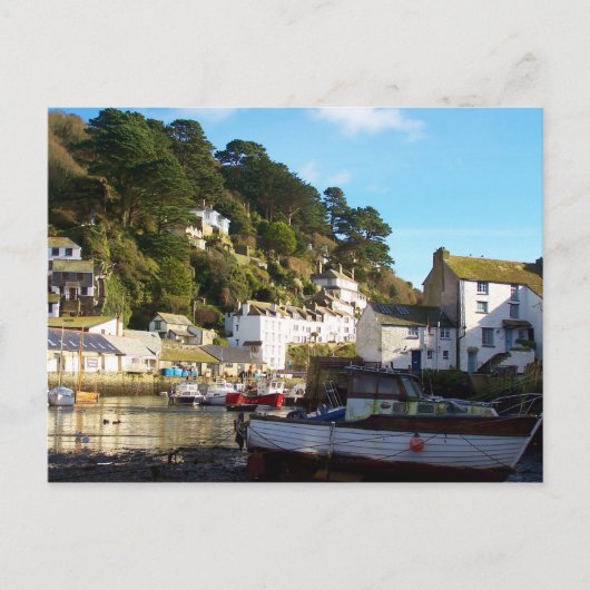 Polperro Cornwall England Briefkaart (Voorkant)
