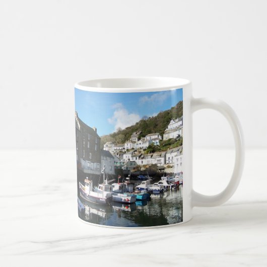 Polperro Cornwall England Koffiemok (Rechts)