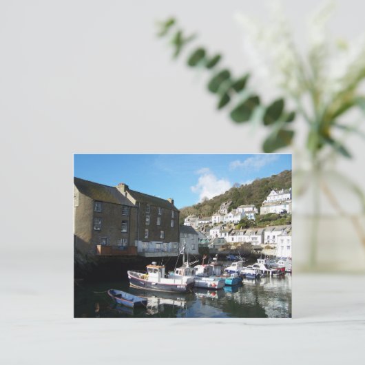 Polperro Cornwall Photo Briefkaart (Staand voorkant)