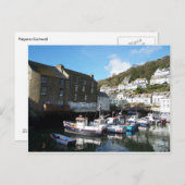 Polperro Cornwall Photo Briefkaart (Voorkant / Achterkant)