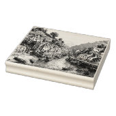 Polperro, Cornwall, Verenigd Koninkrijk Rubberstempel (Stempel)