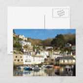 Polperro Harbour Cornwall Engeland Briefkaart (Voorkant / Achterkant)