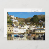 Polperro Harbour Cornwall England Briefkaart (Voorkant / Achterkant)