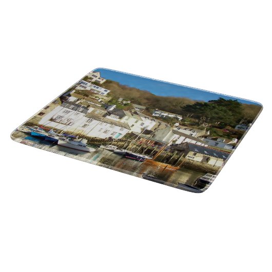 Polperro Harbour Cornwall England Snijplank (Hoek)