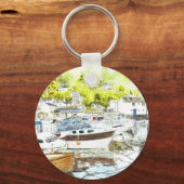 "Polperro Reflections"-Sleutelhanger Sleutelhanger (Voorkant)