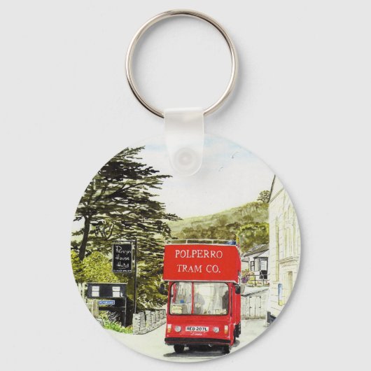 "Polperro Tram"-Sleutelhanger Sleutelhanger (Voorkant)