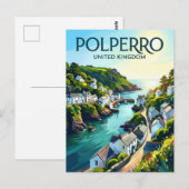 Polperro Verenigd Koninkrijk Briefkaart (Voorkant / Achterkant)