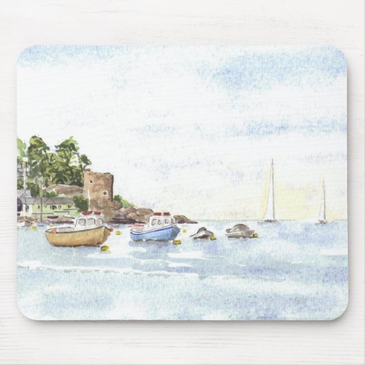"Polruan Castle" Mousepad Muismat (Voorkant)
