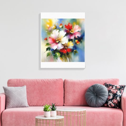pols #3 canvas afdruk (Insitu (Woonkamer))