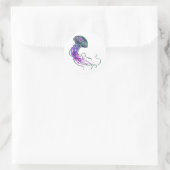 POLS EN TENTAKELS RONDE STICKER (Tas)