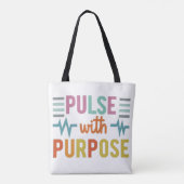Pols met doel tote bag (Achterkant)