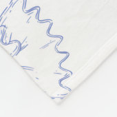 Polsdeken - Pasta Lover - Farfalle Fleece Deken (Hoek)