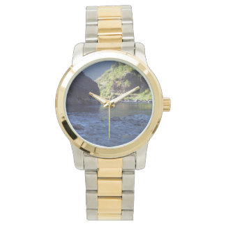 polshorloge met Idaho river scene. Horloge