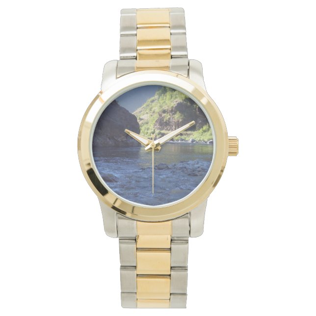 polshorloge met Idaho river scene. Horloge (Voorkant)