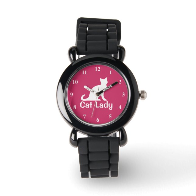  polshorloge voor kattenliefhebbers horloge (Voorkant)