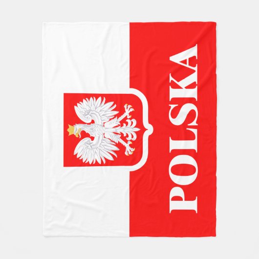Polska 1 fleece deken (Voorkant)