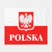 Polska 1 fleece deken (Voorkant (Horizontaal))