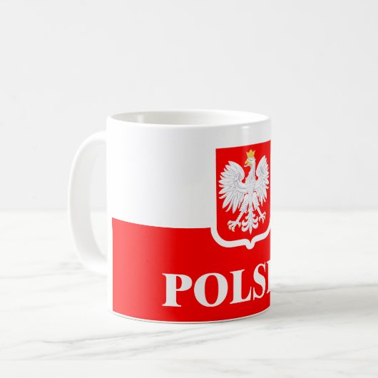 Polska 1 koffiemok (Voorkant links)