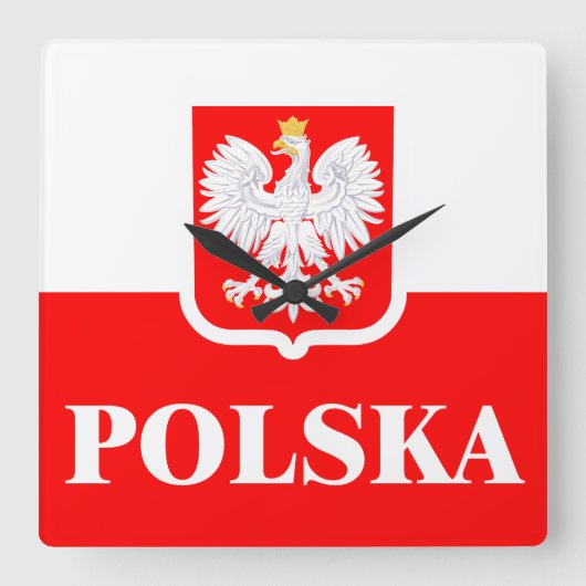 Polska 1 vierkante klok (Voorkant)