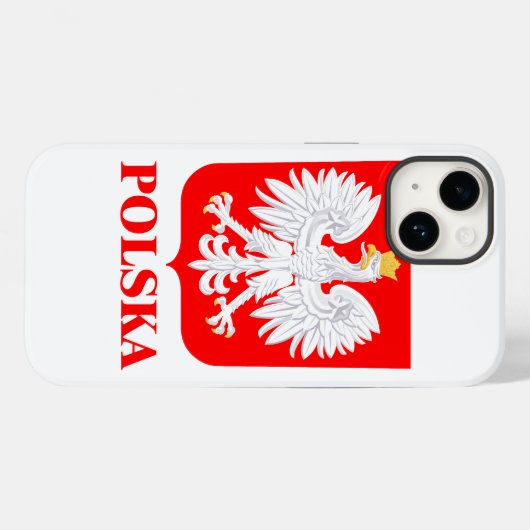 Polska 2 Case-Mate iPhone case (Achterkant (horizontaal))