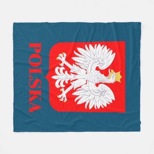Polska 2 fleece deken (Voorkant (Horizontaal))
