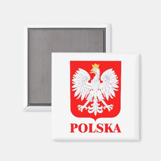 Polska 2 magneet (Voorkant / Achterkant)