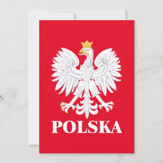 Polska 3 feestdagenkaart (Voorkant)