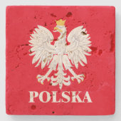 Polska 3 stenen onderzetter (Voorkant)