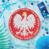 Polska 4 papieren bordje (Feest)