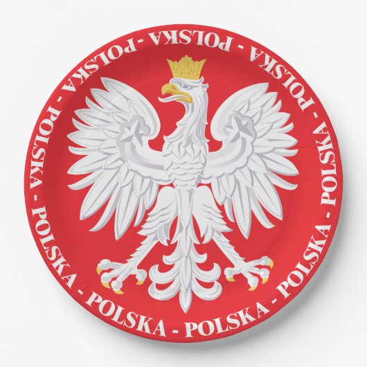 Polska 4 papieren bordje (Voorkant)