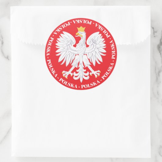 Polska 4 ronde sticker (Tas)