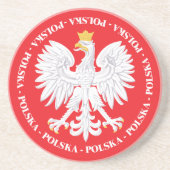 Polska 4 zandsteen onderzetter (Voorkant)