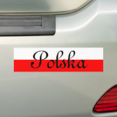 Polska Bumpersticker (Op auto)