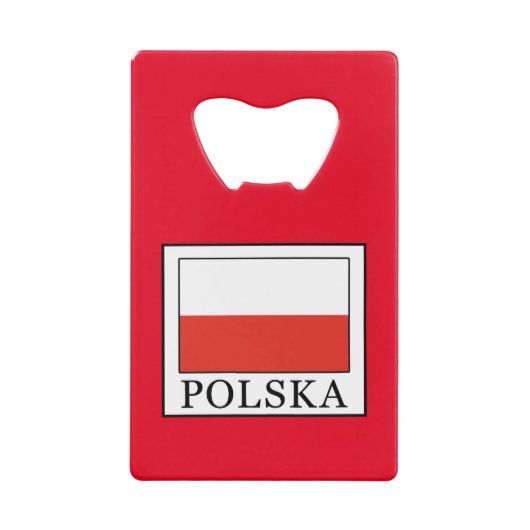 Polska Creditkaart Flessenopener (Voorkant)